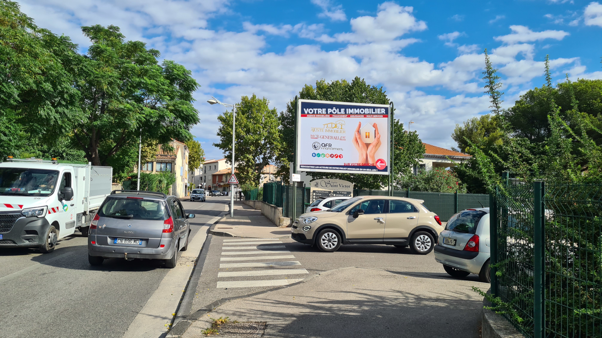 Panneau portatif double face 12m2